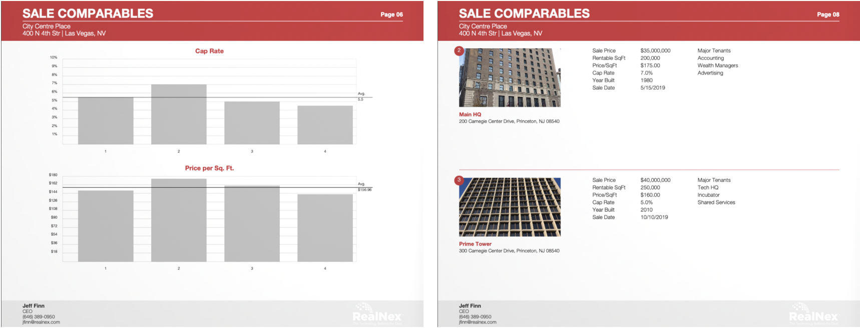 chart and comps